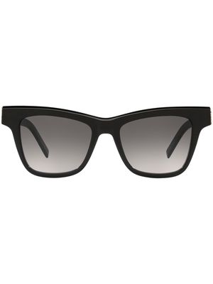 Saint Laurent Eyewear SL M106 YSL-plaque square sunglasses - Black