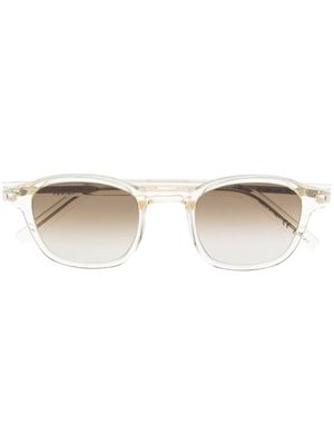 Saint Laurent Eyewear tortoiseshell round-frame sunglasses - Yellow