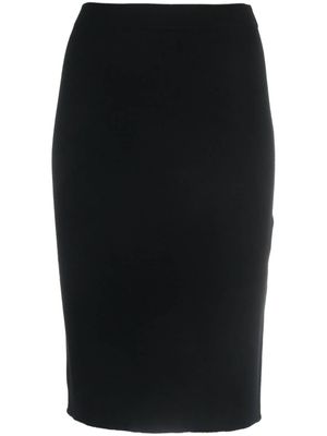 Saint Laurent fine-knit pencil skirt - Black