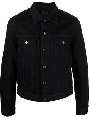 Saint Laurent fitted denim jacket - Black