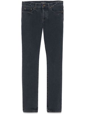 Saint Laurent five-pocket slim-fit jeans - Black