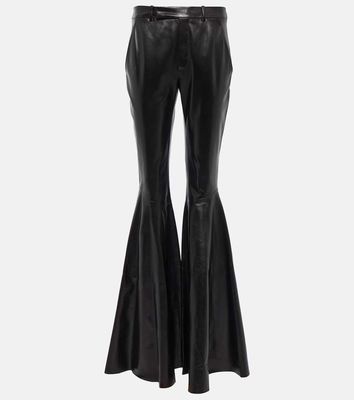 Saint Laurent Flared leather pants