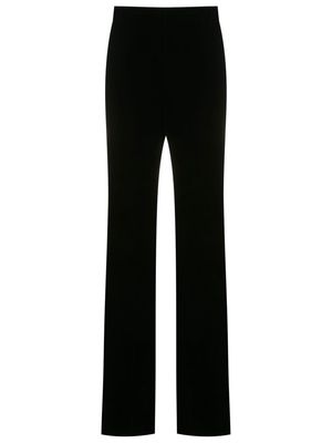 Saint Laurent flared velvet trousers - Black
