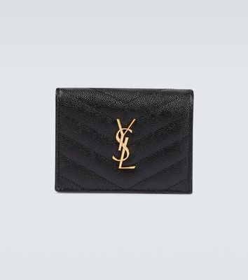 Saint Laurent Grained leather wallet