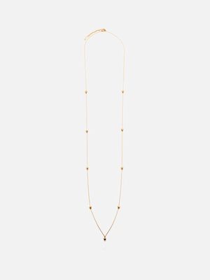 Saint Laurent - Heart Long Necklace - Womens - Yellow Gold