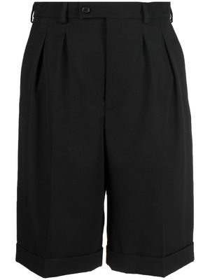 Saint Laurent high-rise tailored shorts - Black