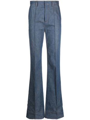 Saint Laurent high-rise wide-leg jeans - Blue