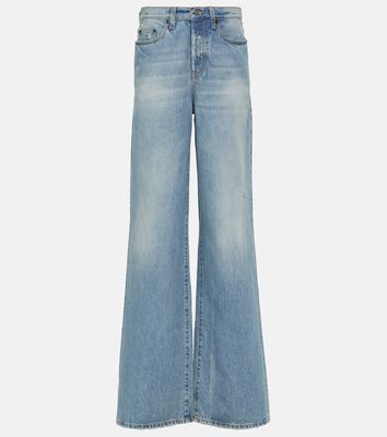 Saint Laurent High-rise wide-leg jeans