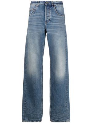 Saint Laurent high-waist wide-leg jeans - Blue