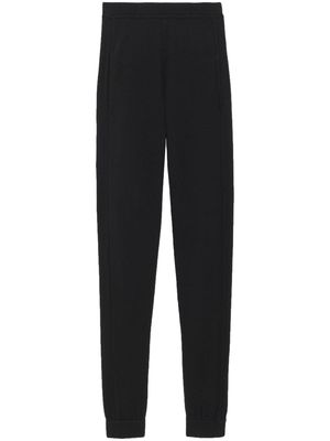 Saint Laurent high-waisted cashmere leggings - Black