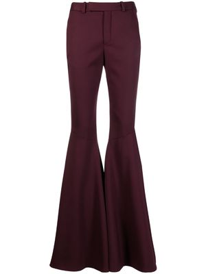 Saint Laurent high-waisted flared trousers