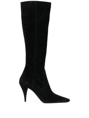 Saint Laurent knee-high boots - Black