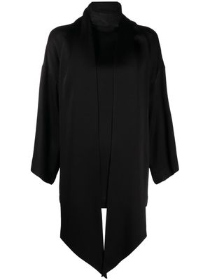 Saint Laurent lavallière-neck blouse - Black