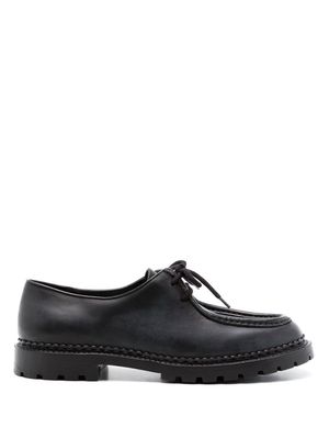Saint Laurent leather lace-up shoes - Black