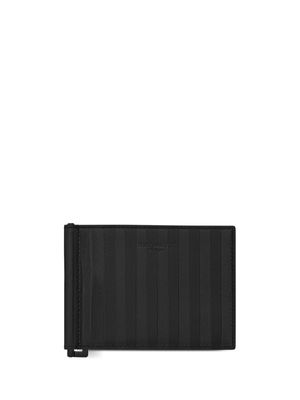 Saint Laurent logo-stamp leather wallet - 1000 -NERO/NERO