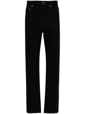 Saint Laurent low-rise straight-leg jeans - Black
