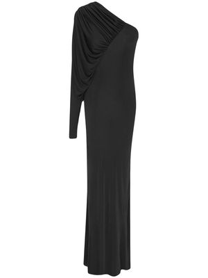 Saint Laurent one-shoulder evening dress - Black