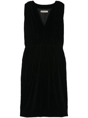 Saint Laurent Pre-Owned 1970s velvet midi dress - Black