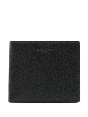 Saint Laurent Pre-Owned Paris East/West leather wallet - Black