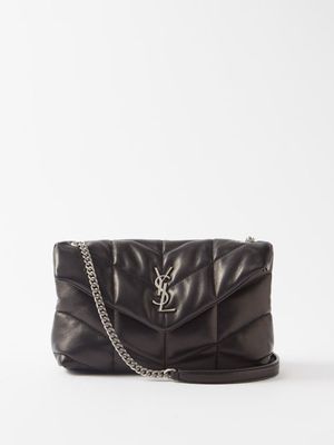 Saint Laurent - Puffer Toy Quilted-leather Cross-body Bag - Womens - Black