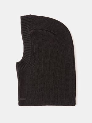 Saint Laurent - Ribbed-knit Wool Balaclava - Mens - Black
