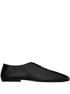 Saint Laurent Richelieu leather Oxford shoes - Black
