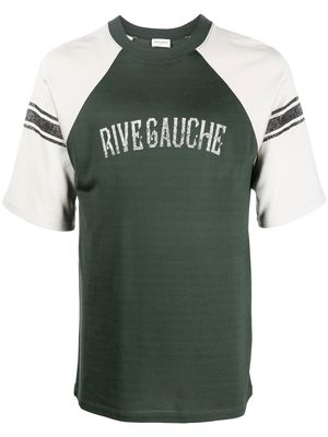 Saint Laurent Rive Gauche Raglan T-shirt - Green
