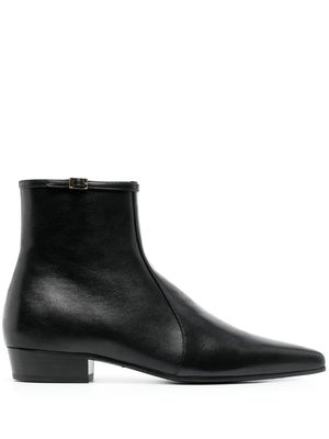 Saint Laurent Romeo calf-leather ankle boots - Black