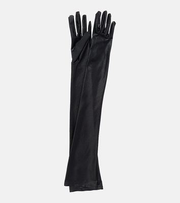 Saint Laurent Satin gloves