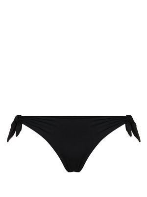 Saint Laurent self-tie bikini bottoms - Black