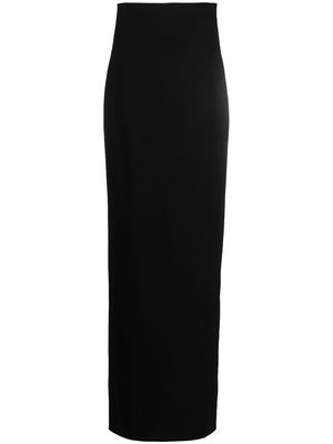 Saint Laurent side-slit maxi skirt - Black