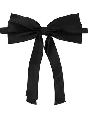 Saint Laurent silk bow tie - Black