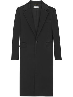 Saint Laurent single-breasted coat - Black