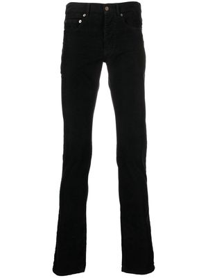 Saint Laurent slim-cut corduroy jeans - Black