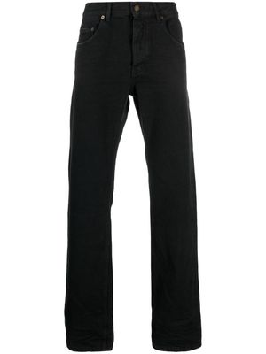 Saint Laurent slim-cut cotton jeans - Black