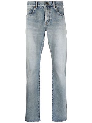 Saint Laurent slim-cut leg denim jeans - Blue