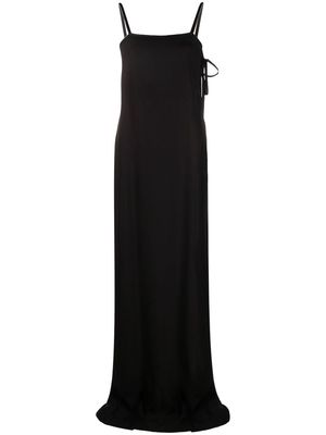 Saint Laurent square-neck sleeveless dress - Black