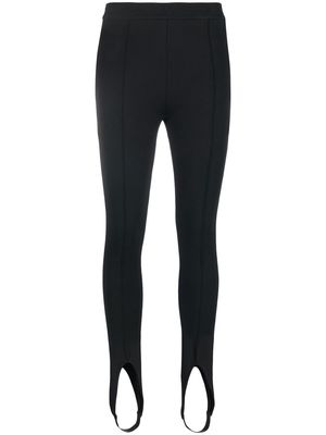 Saint Laurent stirrup-cuff leggings - Black