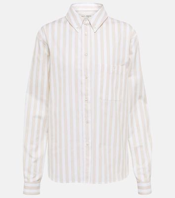 Saint Laurent Striped cotton poplin shirt