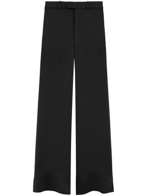 Saint Laurent tailored crepe trousers - 1000 -NOIR