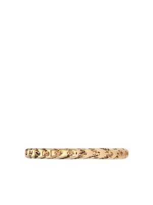 Saint Laurent textured gold-tone ring