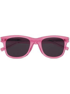 Saint Laurent tinted-lenses square-frame sunglasses - Pink