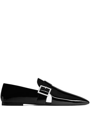 Saint Laurent Tristan patent leather slippers - Black
