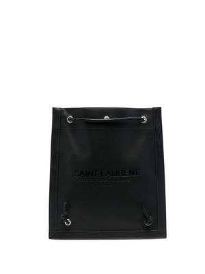 Saint Laurent Universite flat crossbody bag - Black