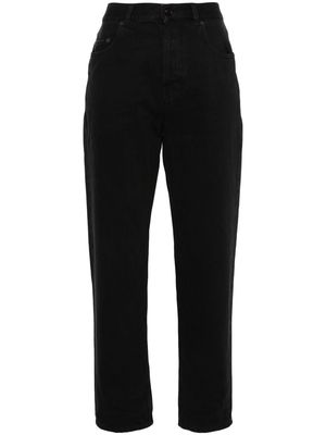 Saint Laurent Vanessa high-rise straight-leg jeans - Black