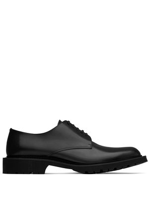 Saint Laurent Vaughn 20 leather loafers - Black