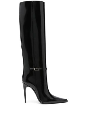 Saint Laurent Vendome 110mm buckled boots - Black