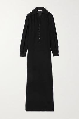 SAINT LAURENT - Voile Maxi Dress - Black