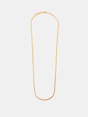 Saint Laurent - Wheat-chain Necklace - Womens - Yellow Gold