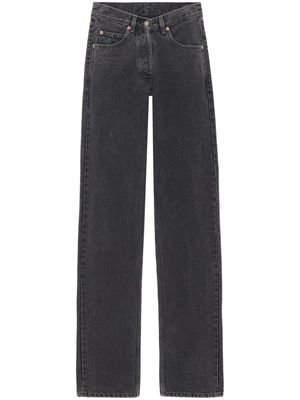 Saint Laurent wide-leg organic cotton jeans - Black